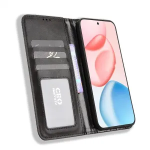 BUSINESS Peňaženkový kryt pre Honor 400 5G čierny