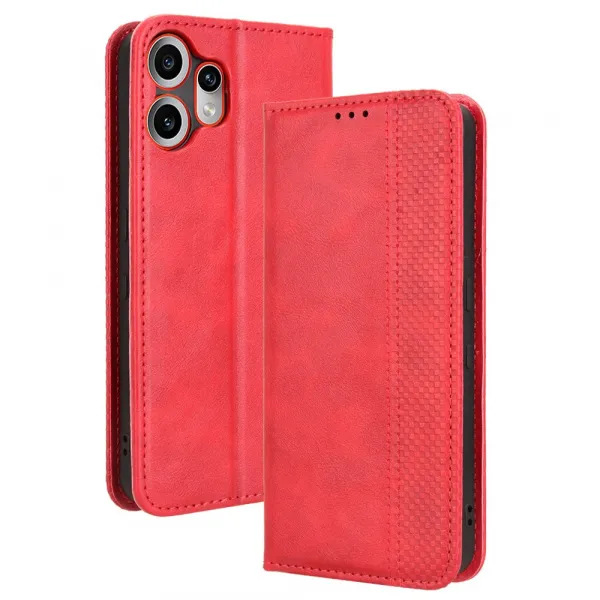 BUSINESS Peňaženkový kryt pre CMF Phone 2 Pro červený