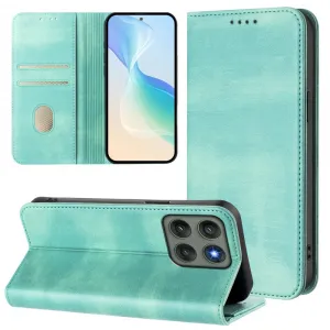 MAGNETIC Zaklápací kryt pre Motorola Edge 60 Pro svetlozelený