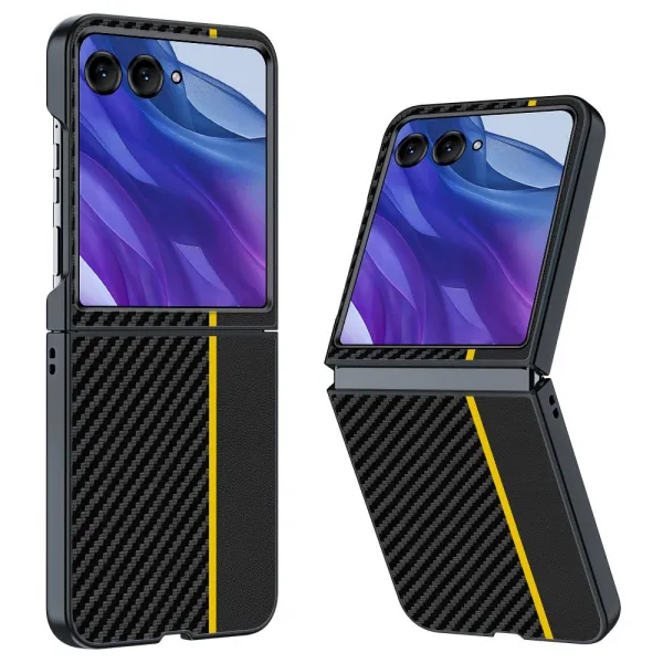 CARBON Ochranný obal pre Motorola Razr 60 Ultra / Razr 70 Ultra žltý