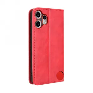 BUSINESS Peňaženkový kryt pre CMF Phone 2 Pro červený