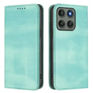 MAGNETIC Zaklápací kryt pre Motorola Edge 60 Pro svetlozelený