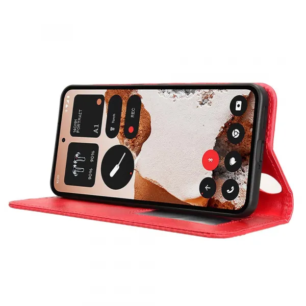 BUSINESS Peňaženkový kryt pre CMF Phone 2 Pro červený