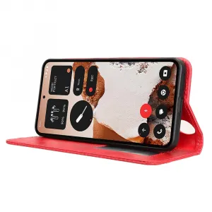 BUSINESS Peňaženkový kryt pre CMF Phone 2 Pro červený