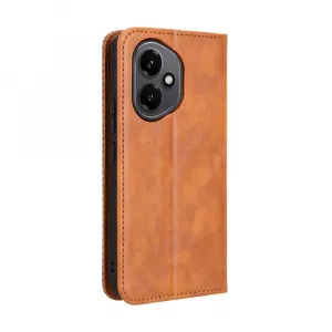 BUSINESS Peňaženkový kryt pre Honor 400 5G hnedý
