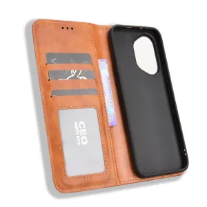 BUSINESS Peňaženkový kryt pre Honor 400 5G hnedý