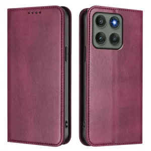 MAGNETIC Zaklápací kryt pre Motorola Edge 60 Pro červený