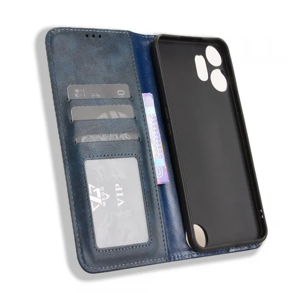BUSINESS Peňaženkový kryt pre CMF Phone 2 Pro modrý