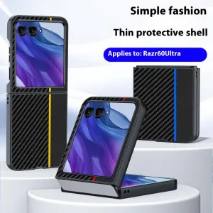 CARBON Ochranný obal pre Motorola Razr 60 Ultra / Razr 70 Ultra žltý