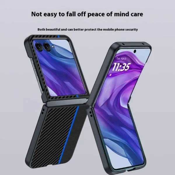 CARBON Ochranný obal pre Motorola Razr 60 Ultra / Razr 70 Ultra žltý