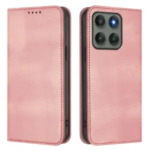 MAGNETIC Zaklápací kryt pre Motorola Edge 60 Pro ružový