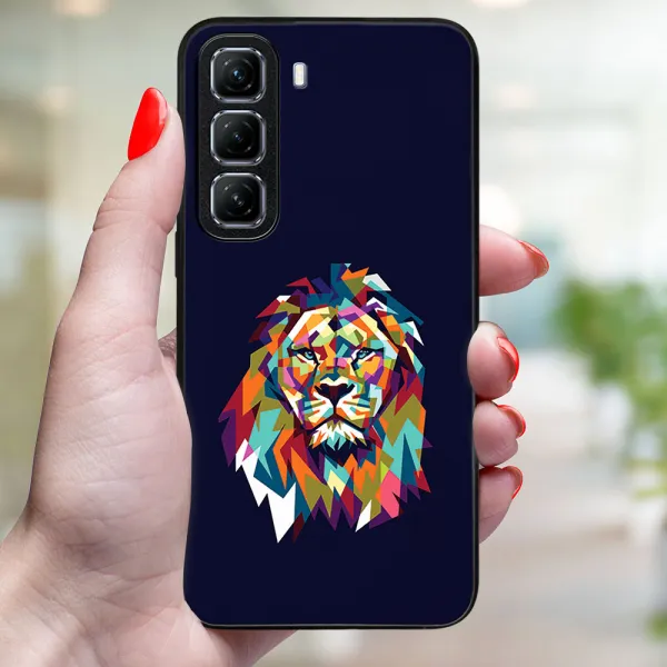 MY ART Ochranný kryt pre Infinix Hot 50 5G LION (246)