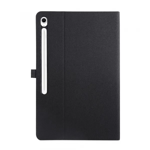 FABRIC Zaklápací kryt pre Samsung Galaxy Tab S10 FE+ čierny