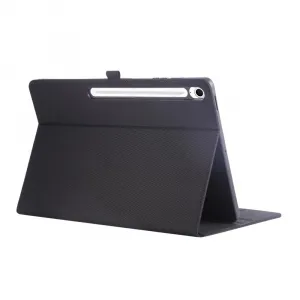 FABRIC Zaklápací kryt pre Samsung Galaxy Tab S10 FE+ čierny