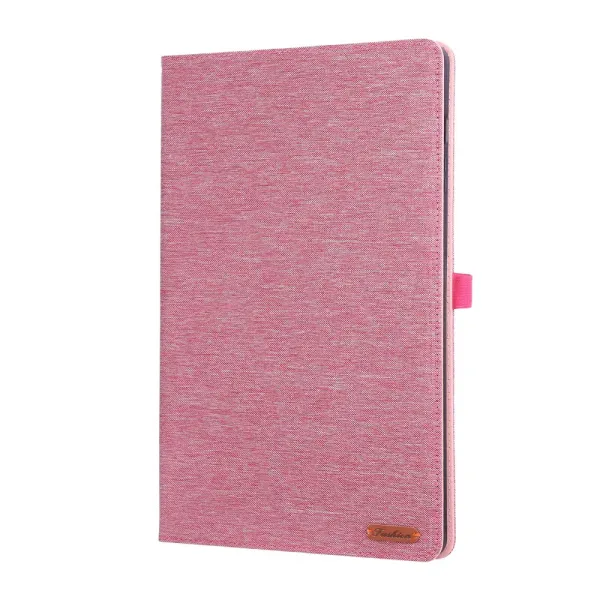 FABRIC Zaklápací kryt pre Samsung Galaxy Tab S10 FE+ ružový