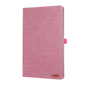 FABRIC Zaklápací kryt pre Samsung Galaxy Tab S10 FE+ ružový