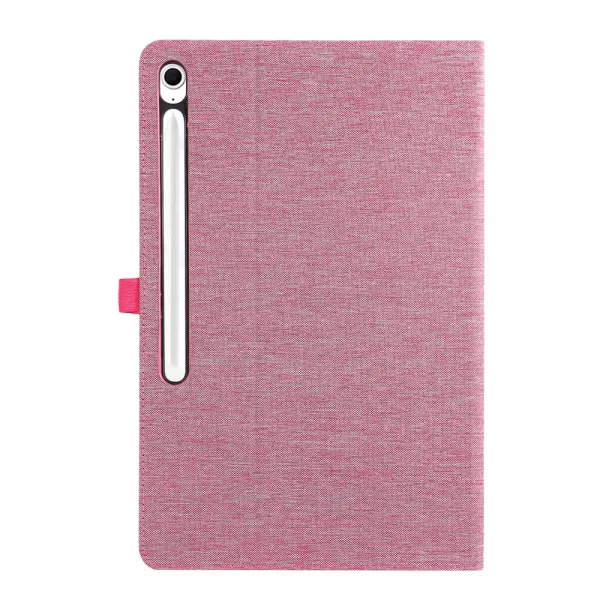FABRIC Zaklápací kryt pre Samsung Galaxy Tab S10 FE+ ružový