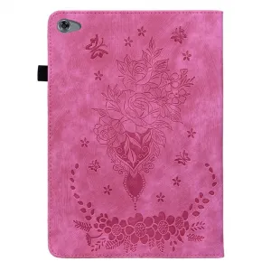 ART FLOWERS Zaklápacie puzdro pre Huawei MediaPad M5 Lite 10" tmavoružové