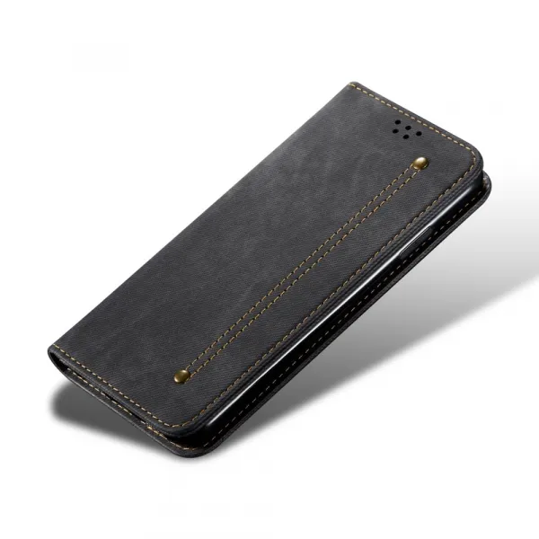 DENIM Peňaženkový kryt pre CMF Phone 2 Pro čierny