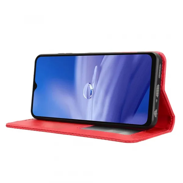 BUSINESS Peňaženkový kryt pre Ulefone Note 19 červený