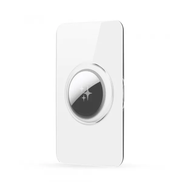 DUX AIRTAG CARD HOLDER 2x Kryt pre Apple AirTag priehľadný + šedý