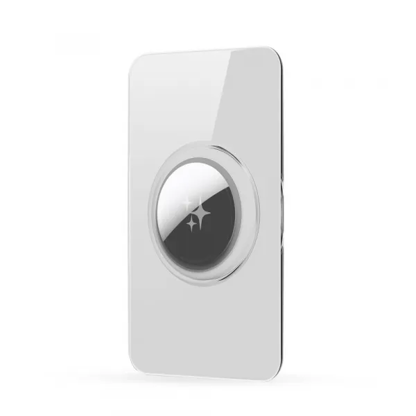 DUX AIRTAG CARD HOLDER 2x Kryt pre Apple AirTag priehľadný + šedý