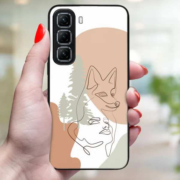 MY ART Ochranný kryt pre Infinix Hot 50 5G FOX (191)