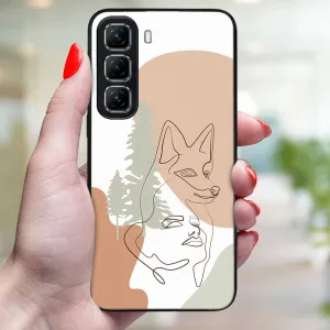 MY ART Ochranný kryt pre Infinix Hot 50 5G FOX (191)