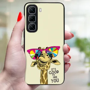 MY ART Ochranný kryt pre Infinix Hot 50 5G GIRAFFE (180)