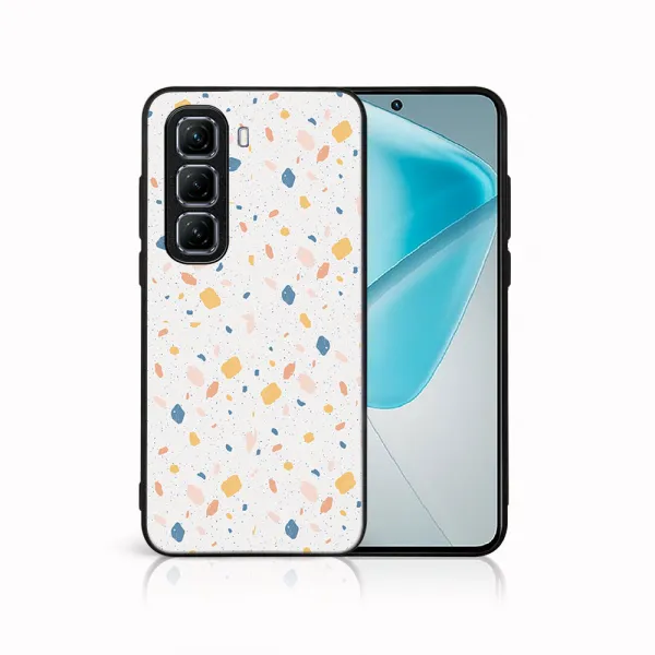MY ART Ochranný kryt pre Infinix Hot 50 5G ORANGE TERRAZZO (165)