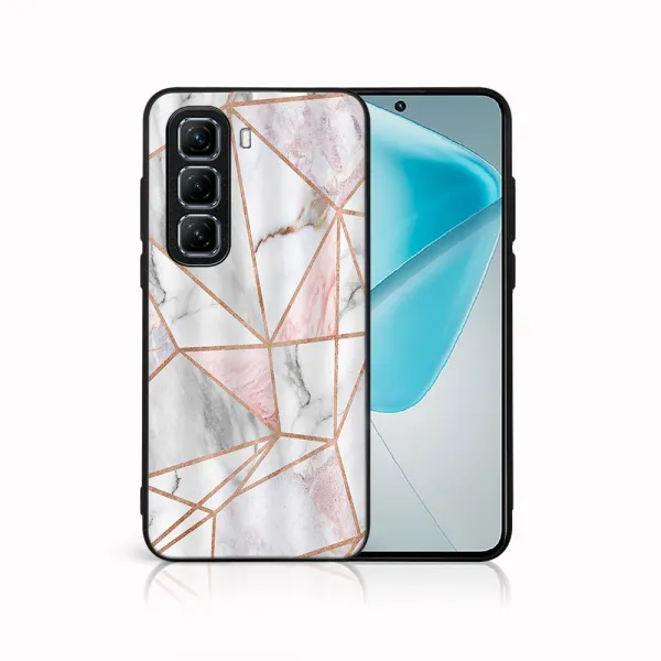 MY ART Ochranný kryt pre Infinix Hot 50 5G PINK MARBLE (143)