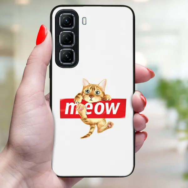 MY ART Ochranný kryt pre Infinix Hot 50 5G MEOW (183)