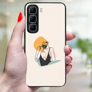 MY ART Ochranný kryt pre Infinix Hot 50 5G WOMAN (197)