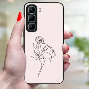 MY ART Ochranný kryt pre Infinix Hot 50 5G ROSE GIRL (198)