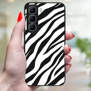 MY ART Ochranný kryt pre Infinix Hot 50 5G ZEBRA (237)