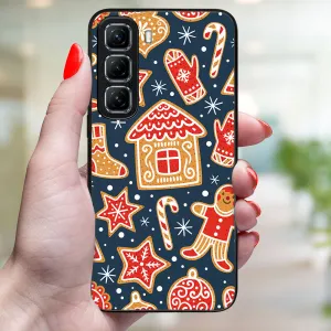 MY ART Kryt s vianočným dizajnom Infinix Hot 50 5G CHRISTMAS (069)