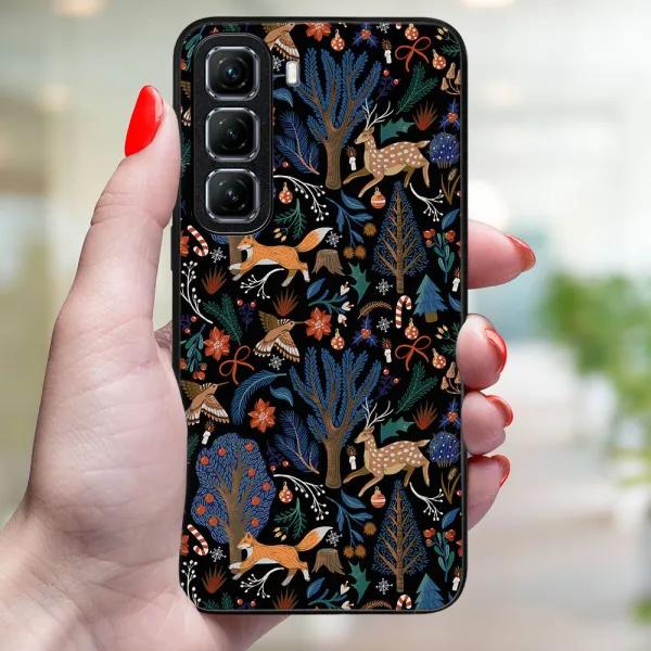 MY ART Kryt s vianočným dizajnom Infinix Hot 50 5G WINTER (071)