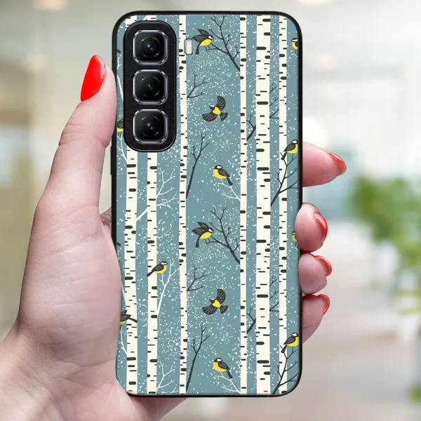 MY ART Kryt s vianočným dizajnom Infinix Hot 50 5G BIRCH (072)