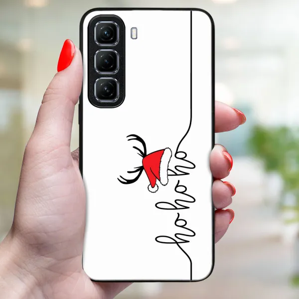 MY ART Kryt s vianočným dizajnom Infinix Hot 50 5G HOHOHO (073)