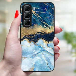 MY ART Ochranný kryt pre Infinix Hot 50 5G BLUE MARBLE (141)