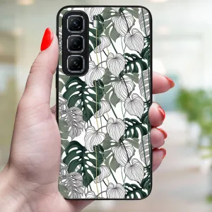 MY ART Ochranný kryt pre Infinix Hot 50 5G LEAF (175)