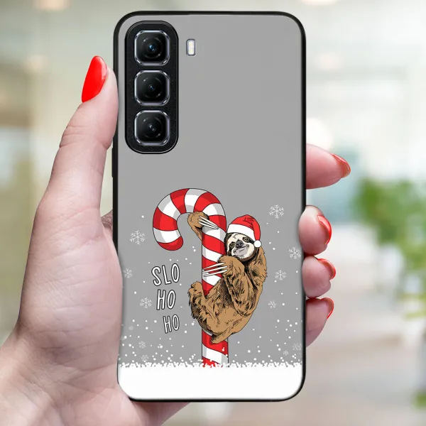MY ART Kryt s vianočným dizajnom Infinix Hot 50 5G CANDY (076)