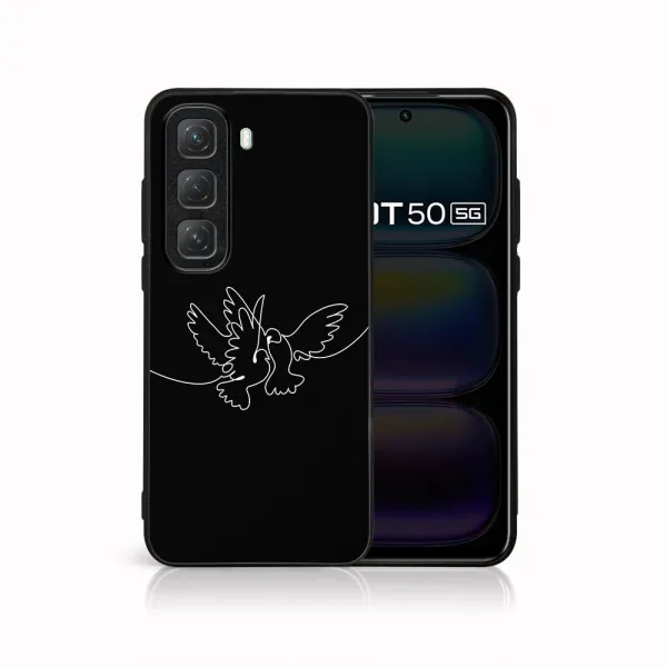 MY ART Ochranný kryt pre Infinix Hot 50 WHITE DOVE (195)
