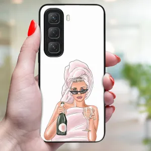 MY ART Ochranný kryt pre Infinix Hot 50 CHAMPAGNE (134)