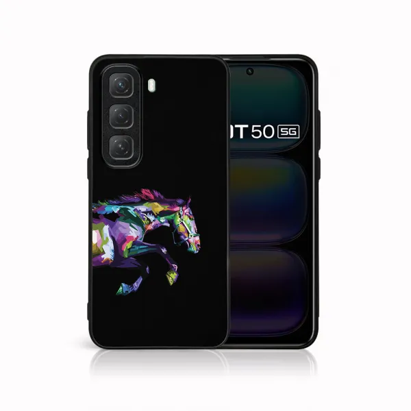 MY ART Ochranný kryt pre Infinix Hot 50 HORSE (249)