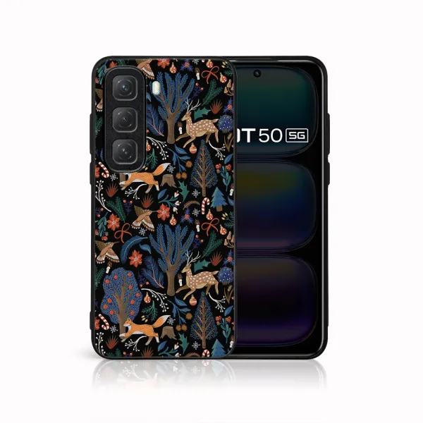 MY ART Kryt s vianočným dizajnom Infinix Hot 50 WINTER (071)
