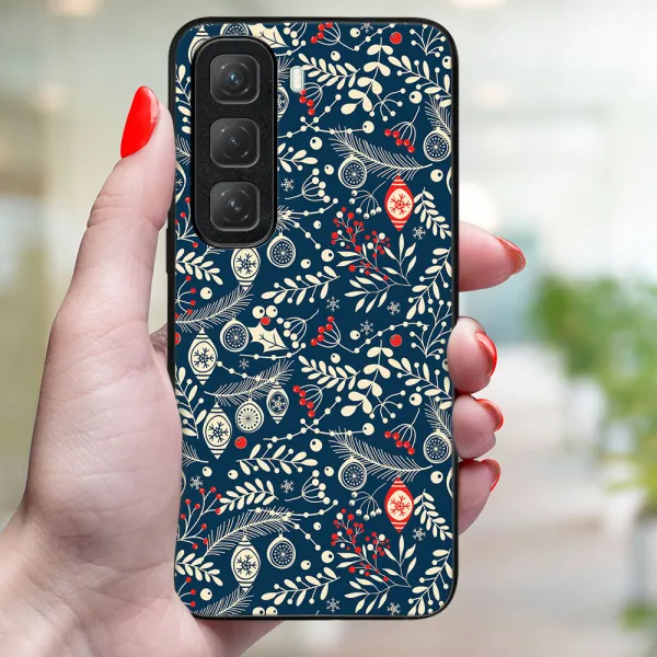 MY ART Kryt s vianočným dizajnom Infinix Hot 50 MISTLETOE (070)