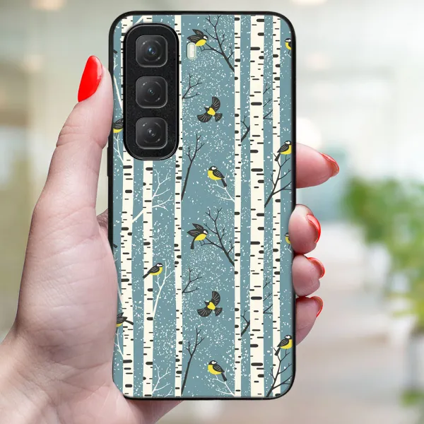 MY ART Kryt s vianočným dizajnom Infinix Hot 50 BIRCH (072)