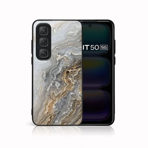 MY ART Ochranný kryt pre Infinix Hot 50 BEIGE (151)