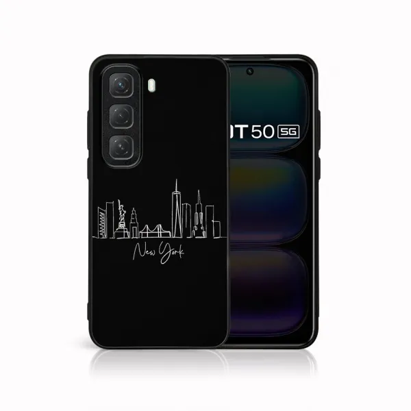 MY ART Ochranný kryt pre Infinix Hot 50 NEW YORK (207)